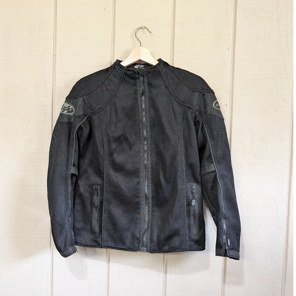 Joe‎ Rocket Womens Black Mesh Motorcycle Jacket Padded Armor Size Medium